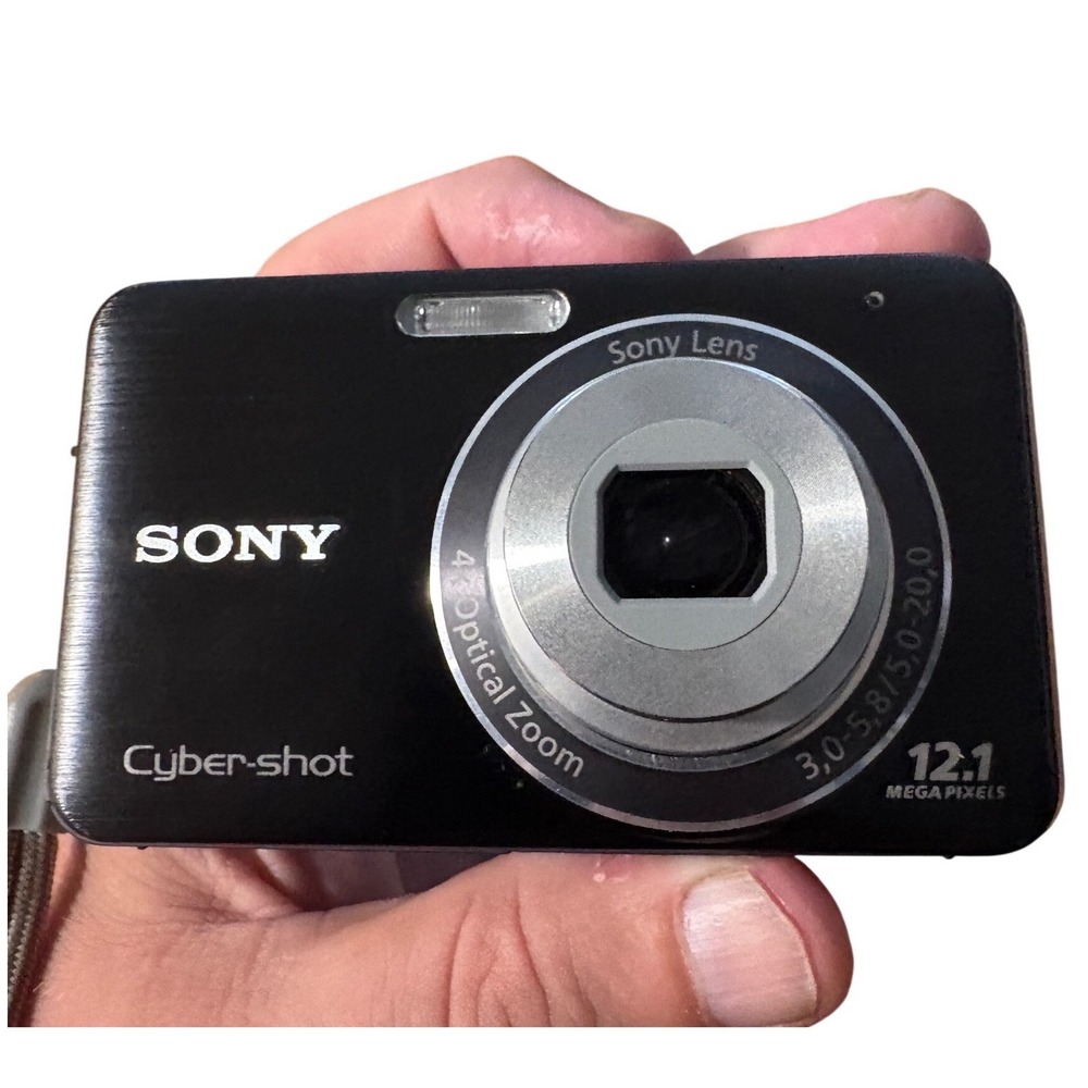 Sony Cyber-shot DSC-W310 12.1MP Digital Camera Black 4x Optical Zoom SteadyShot